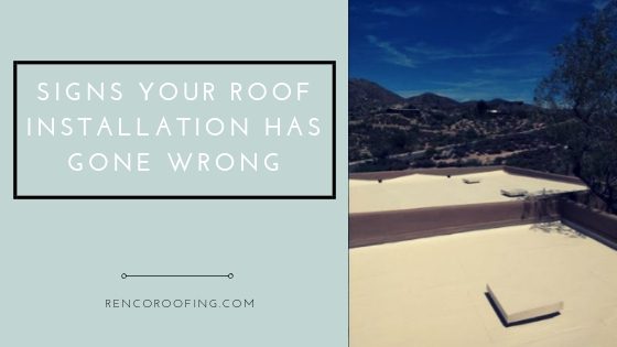 Roof Installation Has Gone Wrong Graphic