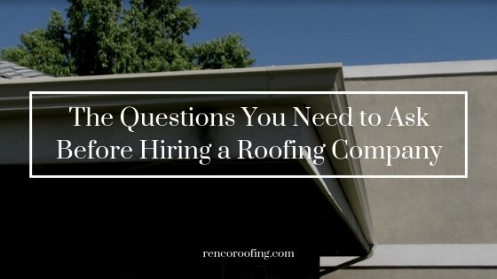 Questions You Need to Ask Before Hiring a Roofing Company Graphic