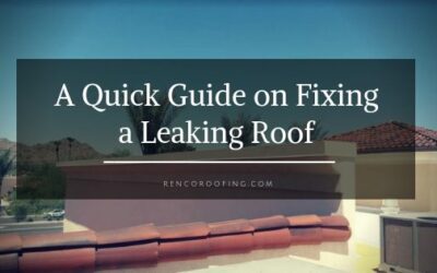 A Quick Guide on Fixing a Leaking Roof