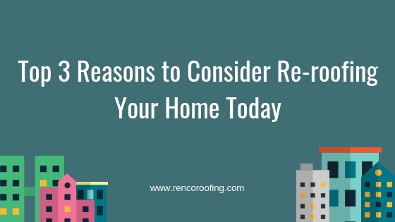 Reasons to Consider Re-roofing Graphic