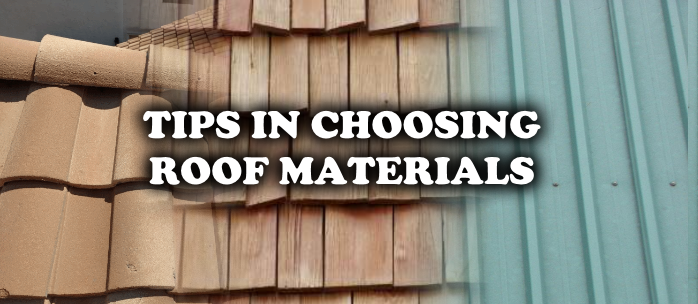 Choosing Roof Materials