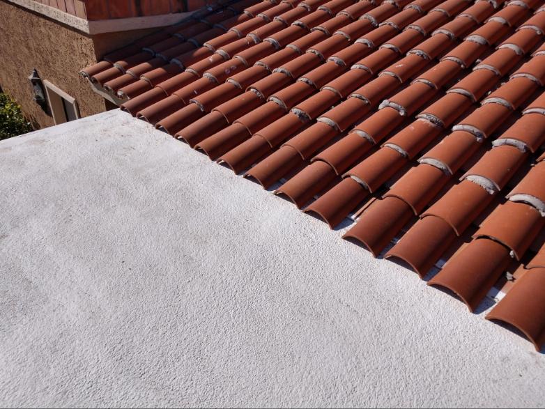 two system roofing tile and foam