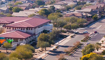 Residential buildings in Peoria