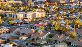 Historical homes near downtown Phoenix